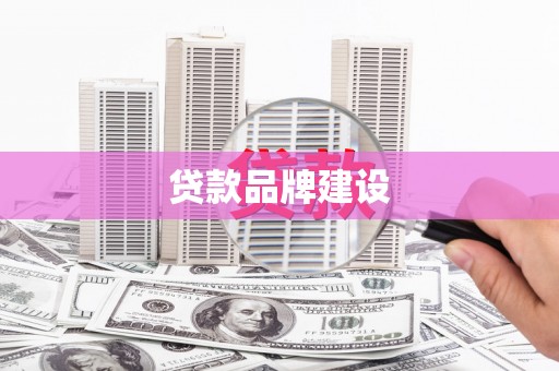 南涧贷款品牌建设