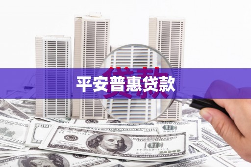 南涧平安普惠贷款