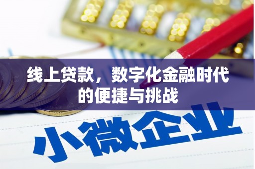 南涧线上贷款，数字化金融时代的便捷与挑战