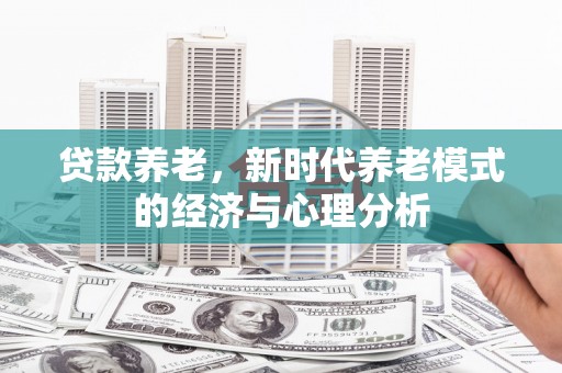 南涧贷款养老，新时代养老模式的经济与心理分析