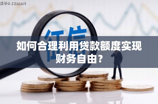 南涧如何合理利用贷款额度实现财务自由？
