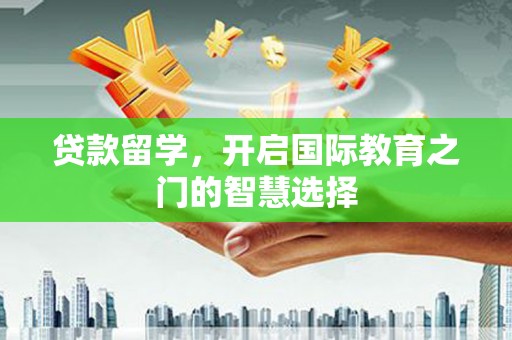 南涧贷款留学，开启国际教育之门的智慧选择