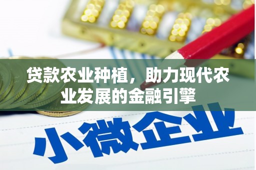 南涧贷款农业种植，助力现代农业发展的金融引擎