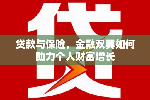 南涧贷款与保险，金融双翼如何助力个人财富增长
