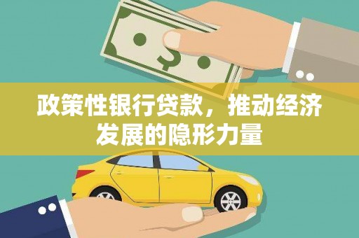 南涧政策性银行贷款，推动经济发展的隐形力量