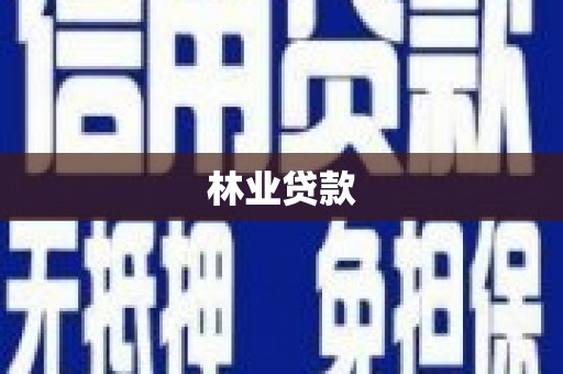 南涧林业贷款