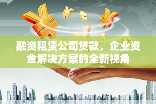 南涧融资租赁公司贷款，企业资金解决方案的全新视角