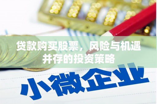 南涧贷款购买股票，风险与机遇并存的投资策略