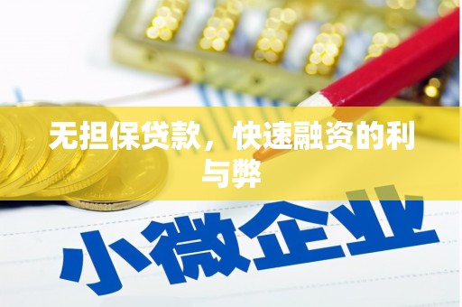 南涧无担保贷款，快速融资的利与弊