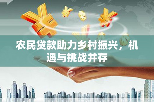 南涧农民贷款助力乡村振兴，机遇与挑战并存