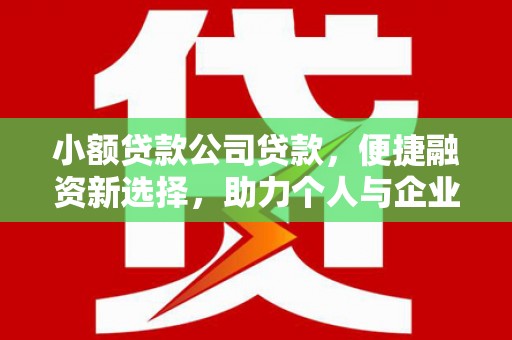 南涧小额贷款公司贷款，便捷融资新选择，助力个人与企业成长