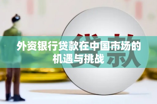 南涧外资银行贷款在中国市场的机遇与挑战