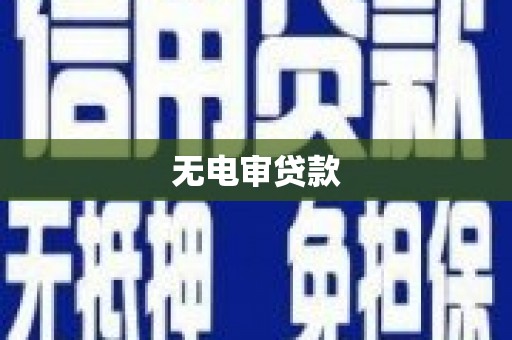 南涧无电审贷款