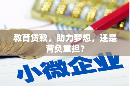 南涧教育贷款，助力梦想，还是背负重担？