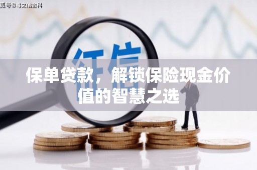 南涧保单贷款，解锁保险现金价值的智慧之选