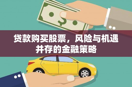 南涧贷款购买股票，风险与机遇并存的金融策略