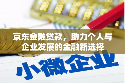南涧京东金融贷款，助力个人与企业发展的金融新选择