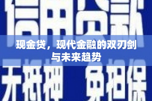 南涧现金贷，现代金融的双刃剑与未来趋势