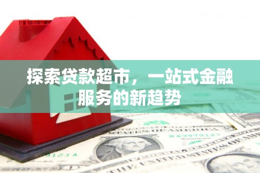 南涧探索贷款超市，一站式金融服务的新趋势