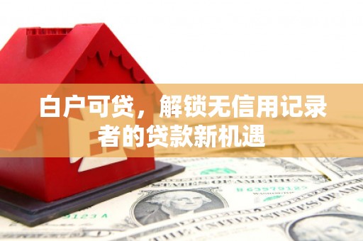 南涧白户可贷，解锁无信用记录者的贷款新机遇