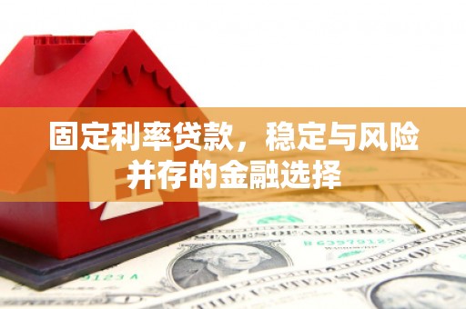 南涧固定利率贷款，稳定与风险并存的金融选择