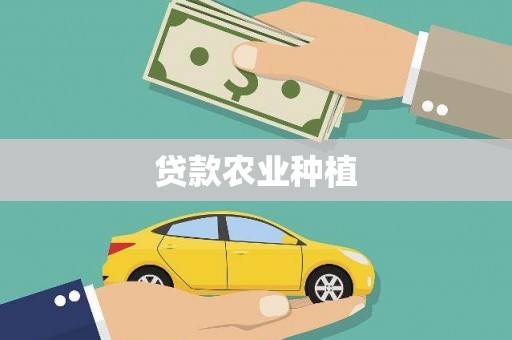 南涧贷款农业种植
