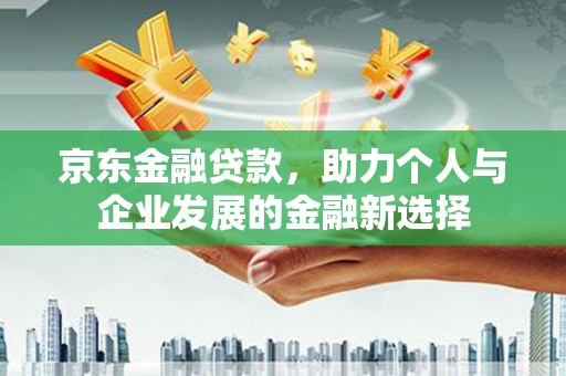 南涧京东金融贷款，助力个人与企业发展的金融新选择