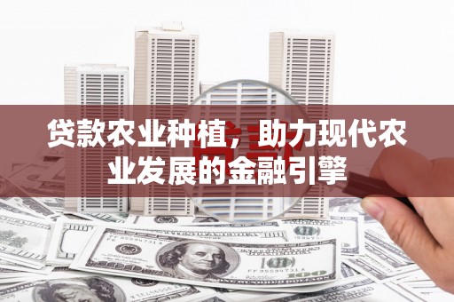 南涧贷款农业种植，助力现代农业发展的金融引擎