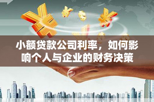 南涧小额贷款公司利率，如何影响个人与企业的财务决策