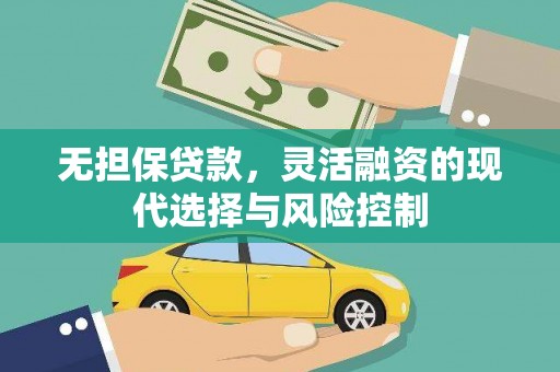 南涧无担保贷款，灵活融资的现代选择与风险控制