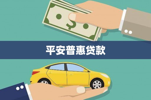 南涧平安普惠贷款