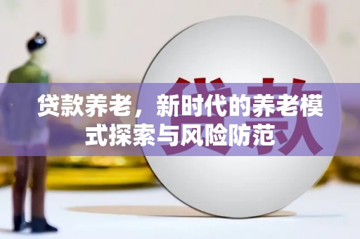 南涧贷款养老，新时代的养老模式探索与风险防范