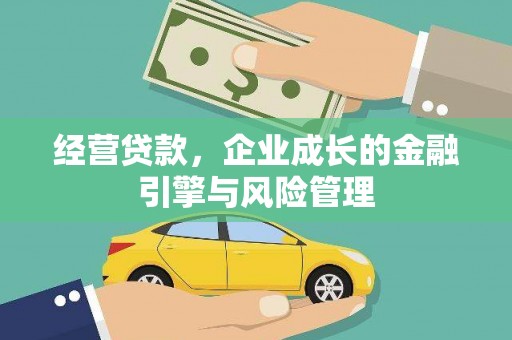 南涧经营贷款，企业成长的金融引擎与风险管理